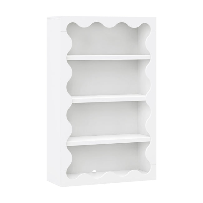 M31111W,Babyletto Kids,Lido Wave Bookcase in White