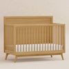 M15901HY,Babyletto,Palma Mid-Century 4-in-1 Convertible Crib w/ Toddler Bed Conversion in Honey