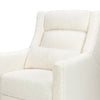 M11286CMSG,Babyletto,Kiwi Plus Power Glider Recliner w/ Power Headrest in Cream Shearling