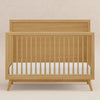 M15901HY,Babyletto,Palma Mid-Century 4-in-1 Convertible Crib w/ Toddler Bed Conversion in Honey