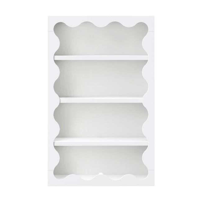 M31111W,Babyletto Kids,Lido Wave Bookcase in White