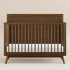 M15901NL,Babyletto,Palma Mid-Century 4-in-1 Convertible Crib w/Toddler Bed Conversion in Natural Walnut