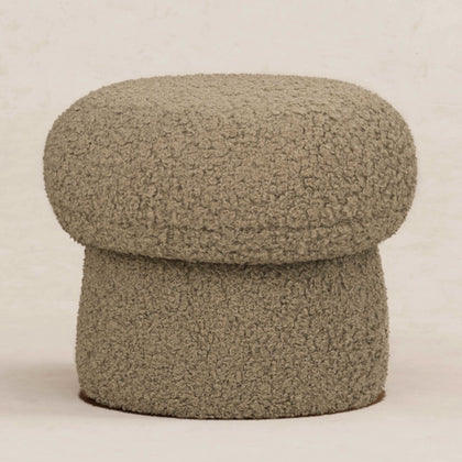 M31585LT,Babyletto Kids,Mini Mushroom Pouf in Latte Teddy Loop