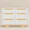 M23426WN,Babyletto,Yuzu 6-Drawer Dresser in White/Natural