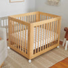 T29233,Babyletto,Oat Stripe Muslin All-Stages Midi Crib Sheet in GOTS Certified Organic Cotton