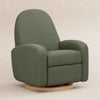 M23188OBLB,Babyletto,Nami Glider Recliner w/ Electronic Control and USB in Olive Boucle w/Light Wood Base