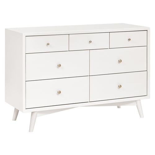 M15916RW,Palma 7-Drawer Double Dresser Assembled in Warm White