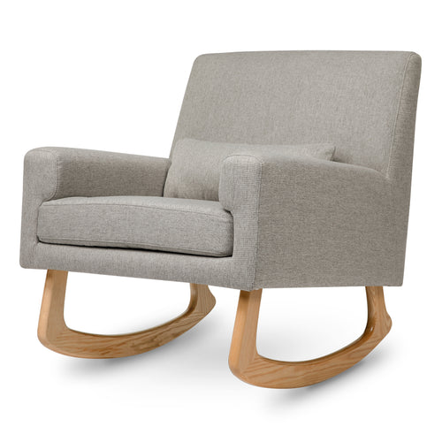 1085PGEWL,Sleepytime Rocker in Performance Grey Eco-Weave w/Light Legs