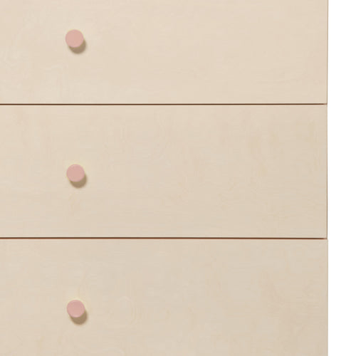 M12971LP,Gelato Knob Set in Petal Pink Finish