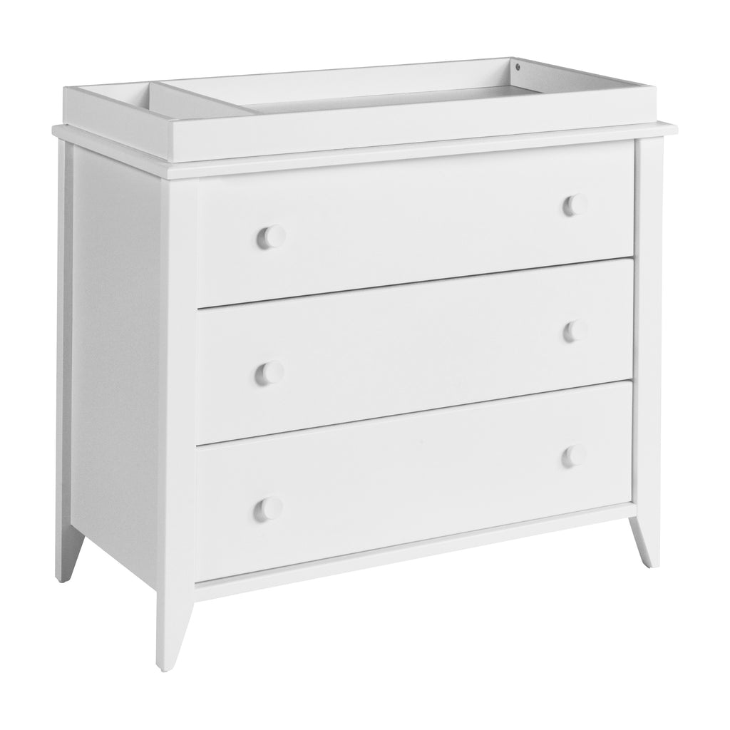 M10323W,Sprout 3-Drawer Changer Dresser in White Finish