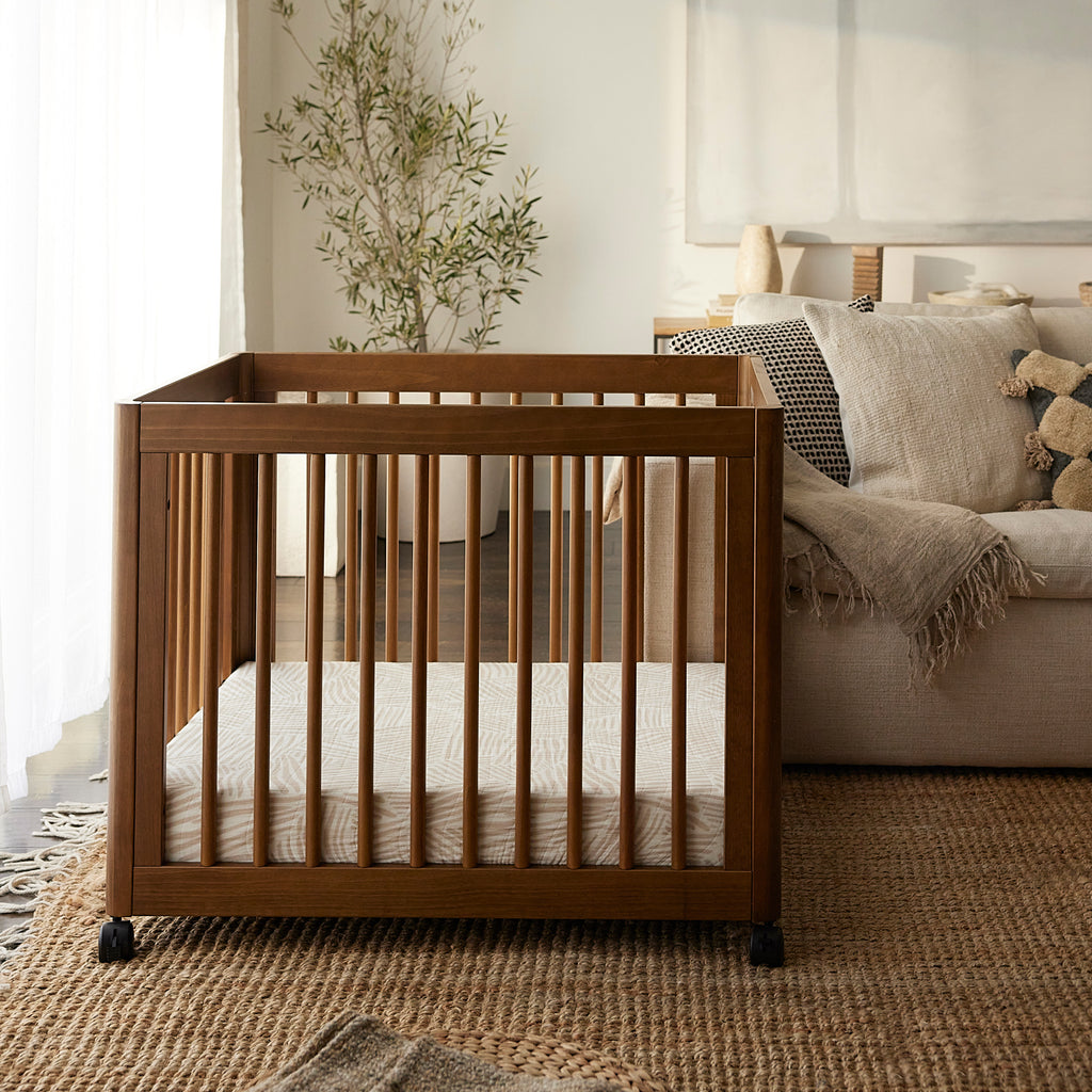 M23401NL,Yuzu 8-in-1 Convertible Crib w/All-Stages Conversion Kits in Natural Walnut