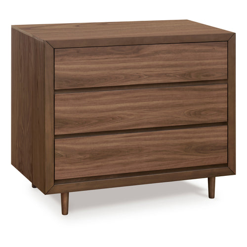 UB0320UL,Nifty 3-Drawer Dresser in Walnut Finish