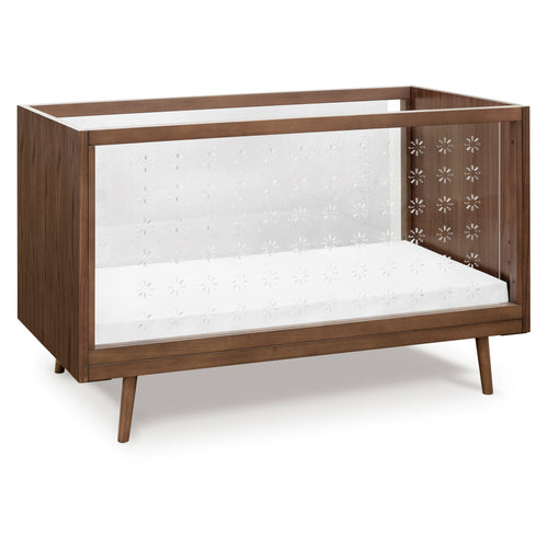 US0300UL,Nifty Clear 3-in-1 Crib in Walnut Finish