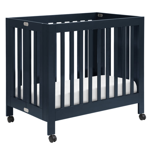M6698V,Origami Mini Crib In Navy