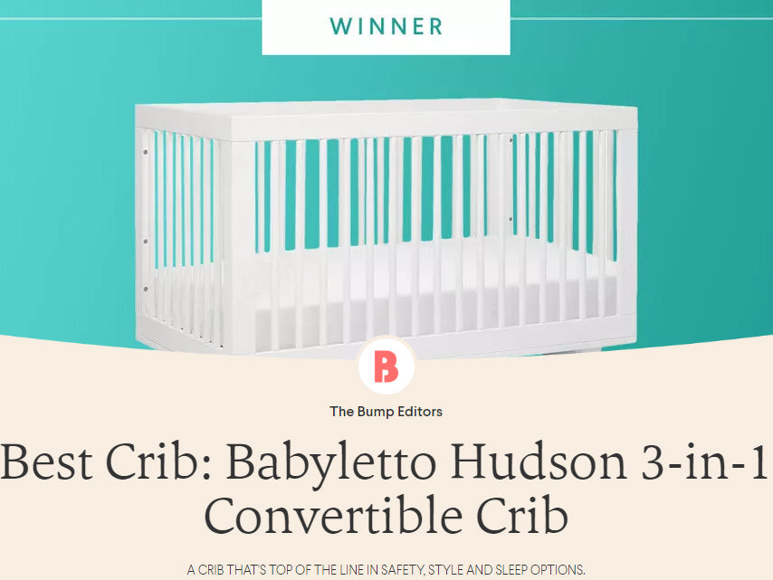 The Bump: Best Crib: Babyletto Hudson 3-in-1 Convertible Crib