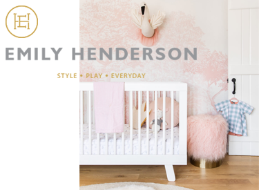 image of babyletto Hudson Crib featured in Emily Henderson daughter Elliot new nursery