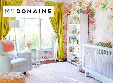 image of babyletto Hudson crib styled by Emily Henderson and Lulu and Georgia featured in My Domaine