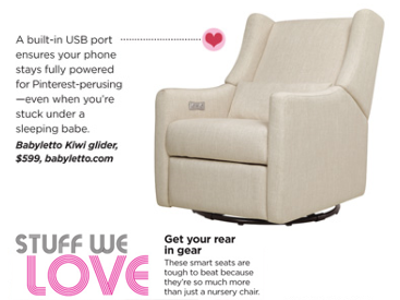 image of babyletto Kiwi Glider Recliner featured in Pregnancy and Newborn