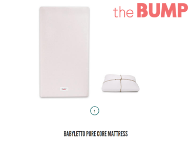 image of babyletto PURE Core Mattress featured in The Bump Best Baby Crib Mattress List 2017