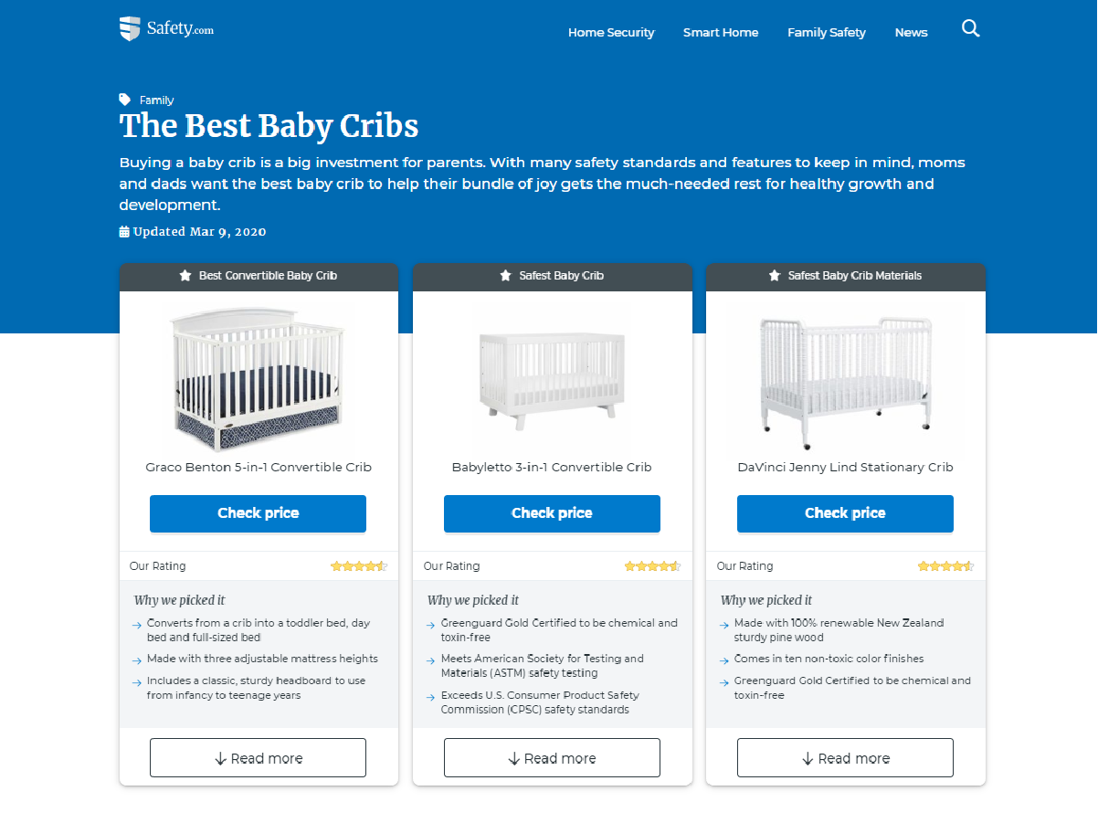 SAFETY.COM: 10 Best Baby Cribs to Buy in 2020 – Babyletto