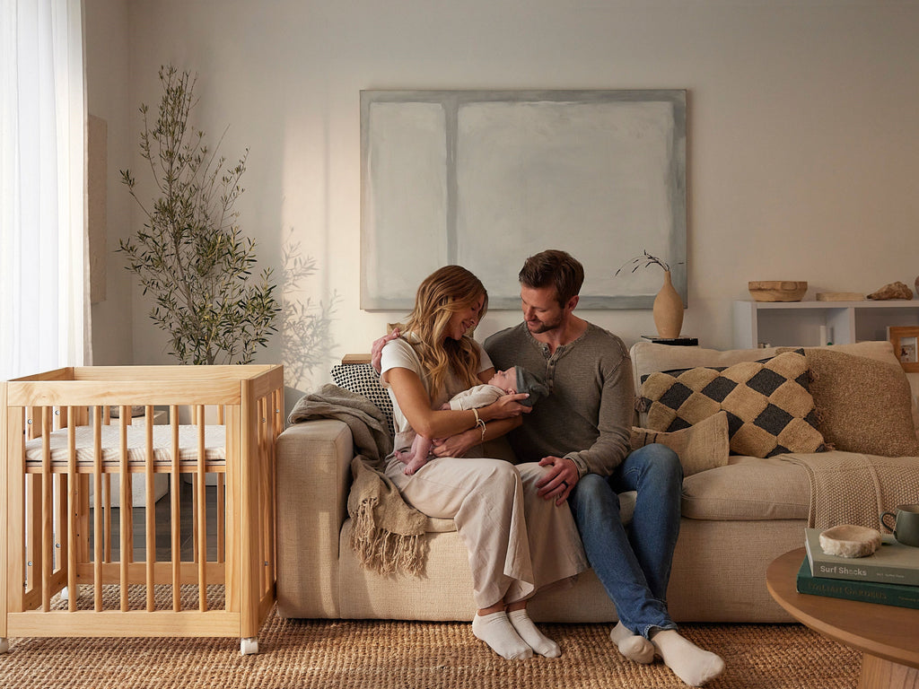fathers day with crib