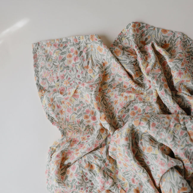 MS-246, Organic Cotton Muslin Swaddle Blanket