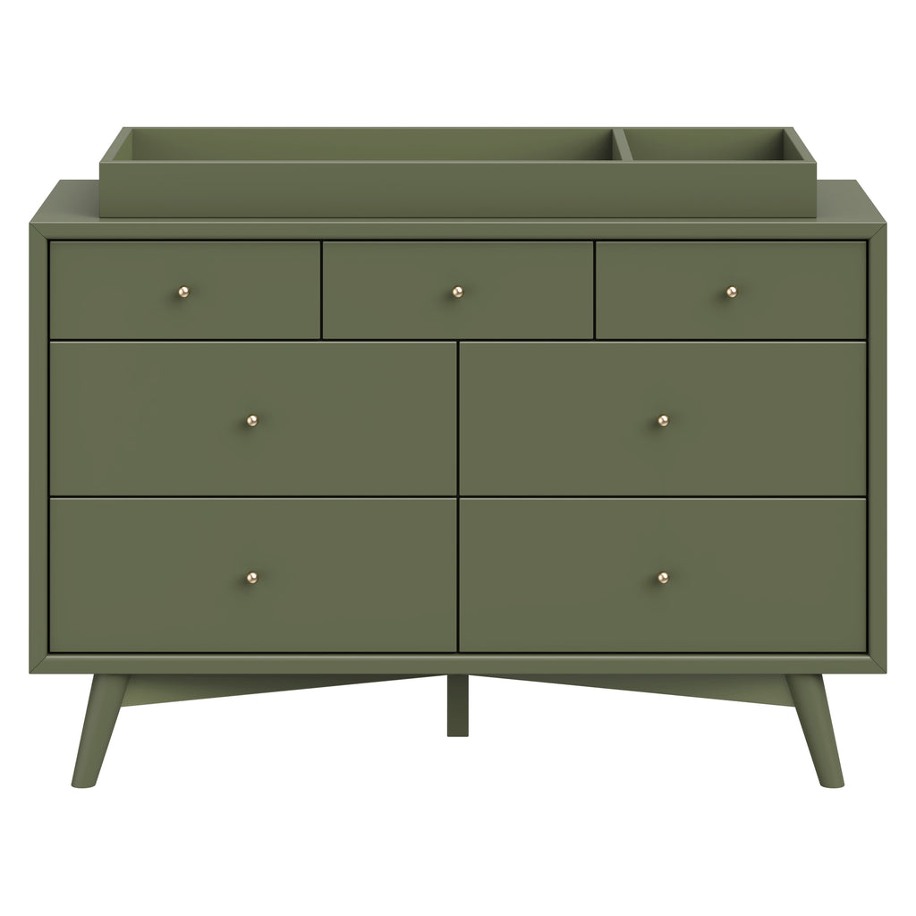 M15916OL,Babyletto,Palma 7-Drawer Double Dresser Assembled in Olive