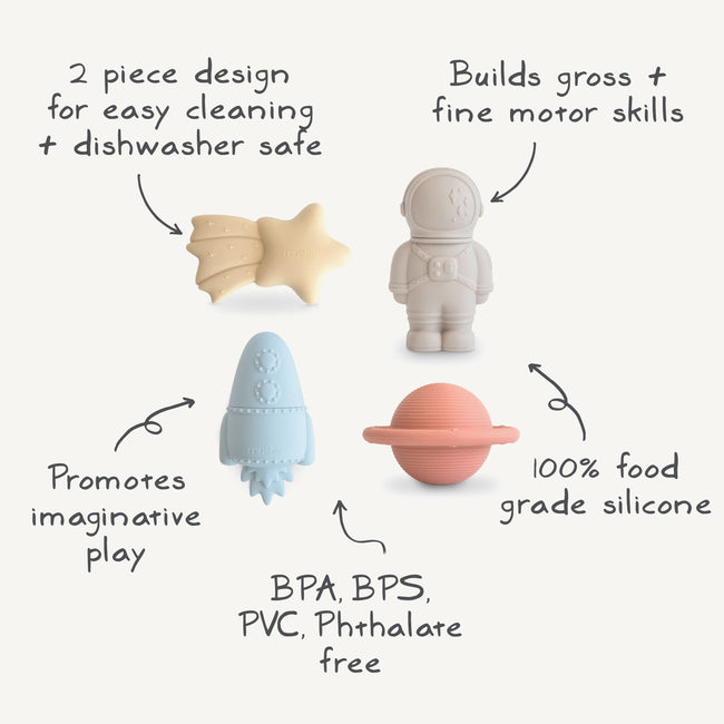 MFBS-3001, Space Mold Free Bath Play Set