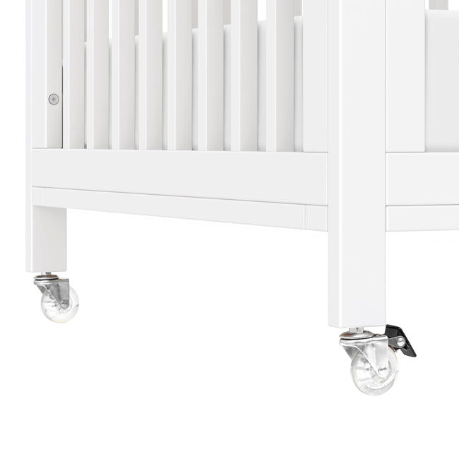 M30880W,Babyletto,Rolli 9-in-1 Convertible All-Stages® Crib w/ Bassinet & Toddler Bed Kits in White