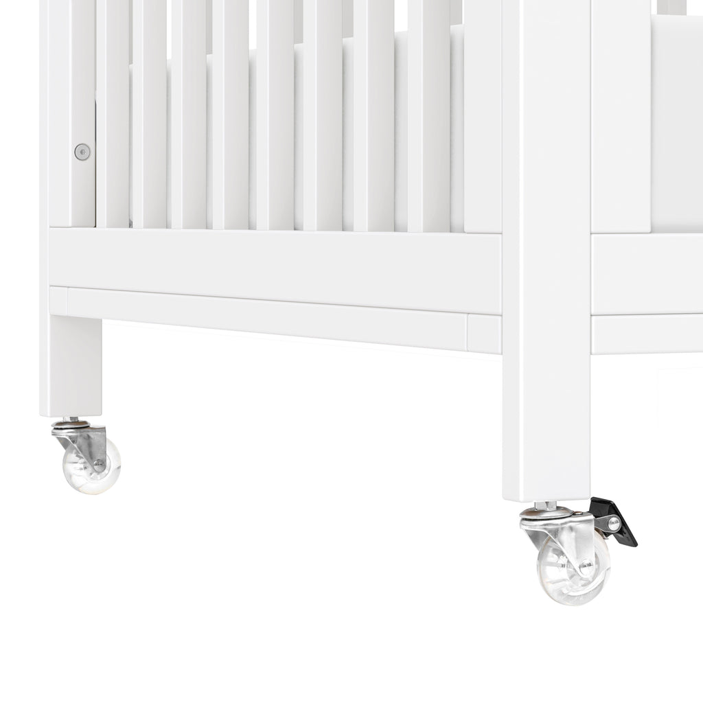 M30880W,Babyletto,Rolli 9-in-1 Convertible All-Stages® Crib w/ Bassinet & Toddler Bed Kits in White