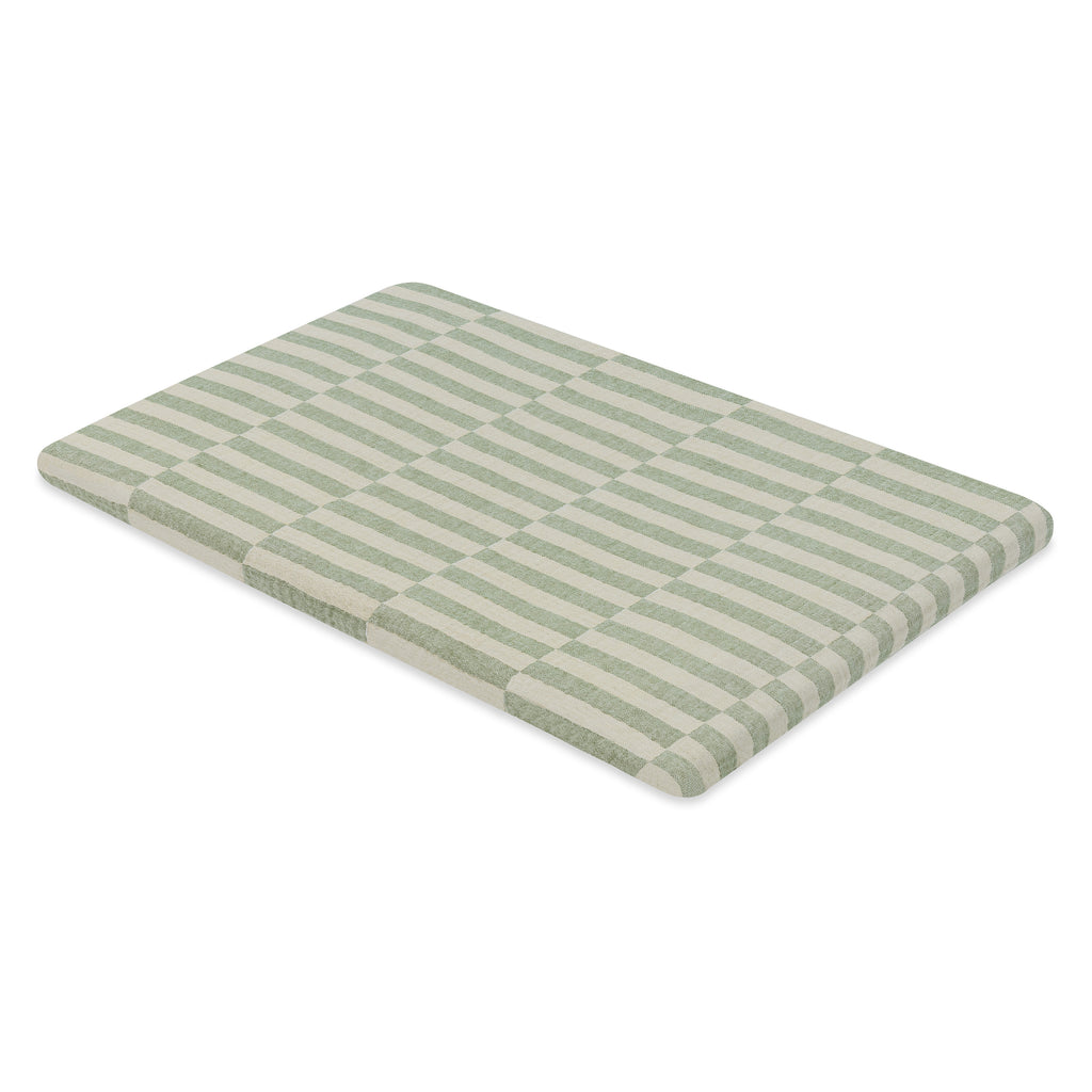 T30534,Babyletto,Moss Stripe Muslin All-Stages Bassinet Sheet in GOTS Certified Organic Cotton