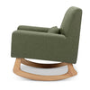 1085OBL,Nursery Works,Sleepytime Rocker in Olive Boucle w/Light Legs
