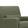 1085OBL,Nursery Works,Sleepytime Rocker in Olive Boucle w/Light Legs