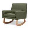 1085OBL,Nursery Works,Sleepytime Rocker in Olive Boucle w/Light Legs