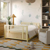 M30880PY,Babyletto,Rolli 9-in-1 Convertible All-Stages® Crib w/ Bassinet & Toddler Bed Kits in Pale Yellow