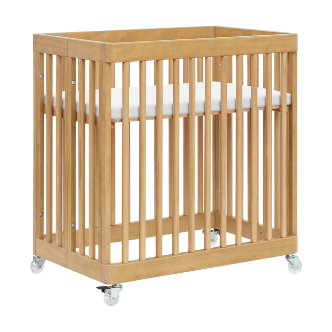 M29880HY,Babyletto,Pogo 8-in-1 Convertible Crib w/All-Stages Conversion Kits in Honey