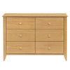 M10326HY,Babyletto,Sprout 6-Drawer Double Dresser in Honey