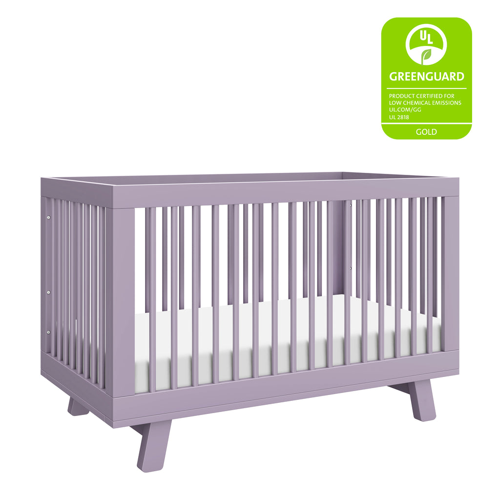 M4201LC,Babyletto,Hudson 3-in-1 Convertible Crib w/Toddler Bed Conversion Kit in Lilac