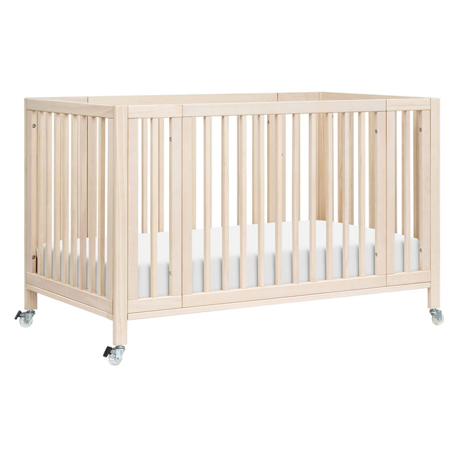 M30880NX,Babyletto,Rolli 9-in-1 Convertible All-Stages® Crib w/ Bassinet & Toddler Bed Kits in Washed Natural