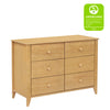 M10326HY,Babyletto,Sprout 6-Drawer Double Dresser in Honey