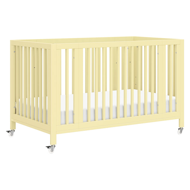 M30880PY,Babyletto,Rolli 9-in-1 Convertible All-Stages® Crib w/ Bassinet & Toddler Bed Kits in Pale Yellow
