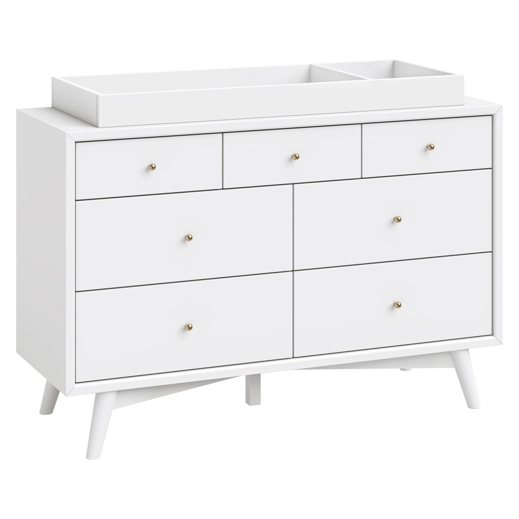 M15916W,Babyletto,Palma 7-Drawer Double Dresser Assembled in White