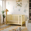 M30880PY,Babyletto,Rolli 9-in-1 Convertible All-Stages® Crib w/ Bassinet & Toddler Bed Kits in Pale Yellow