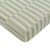 T30536,Babyletto,Moss Stripe Muslin Mini Crib Sheet in GOTS Certified Organic Cotton