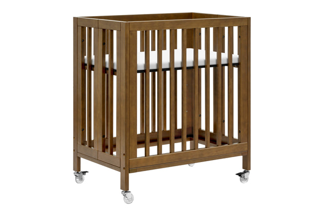 M30880NL,Babyletto,Rolli 9-in-1 Convertible All-Stages® Crib w/ Bassinet & Toddler Bed Kits in Natural Walnut