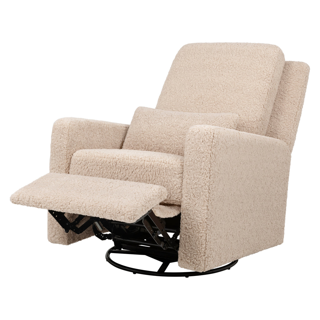 M23087CSG,Babyletto,Sigi Recliner and Swivel Glider in Chai Shearling