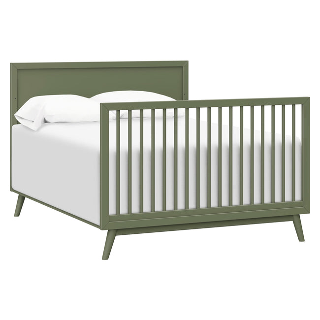 M15901OL,Babyletto,Palma Mid-Century 4-in-1 Convertible Crib w/Toddler Bed Conversion in Olive
