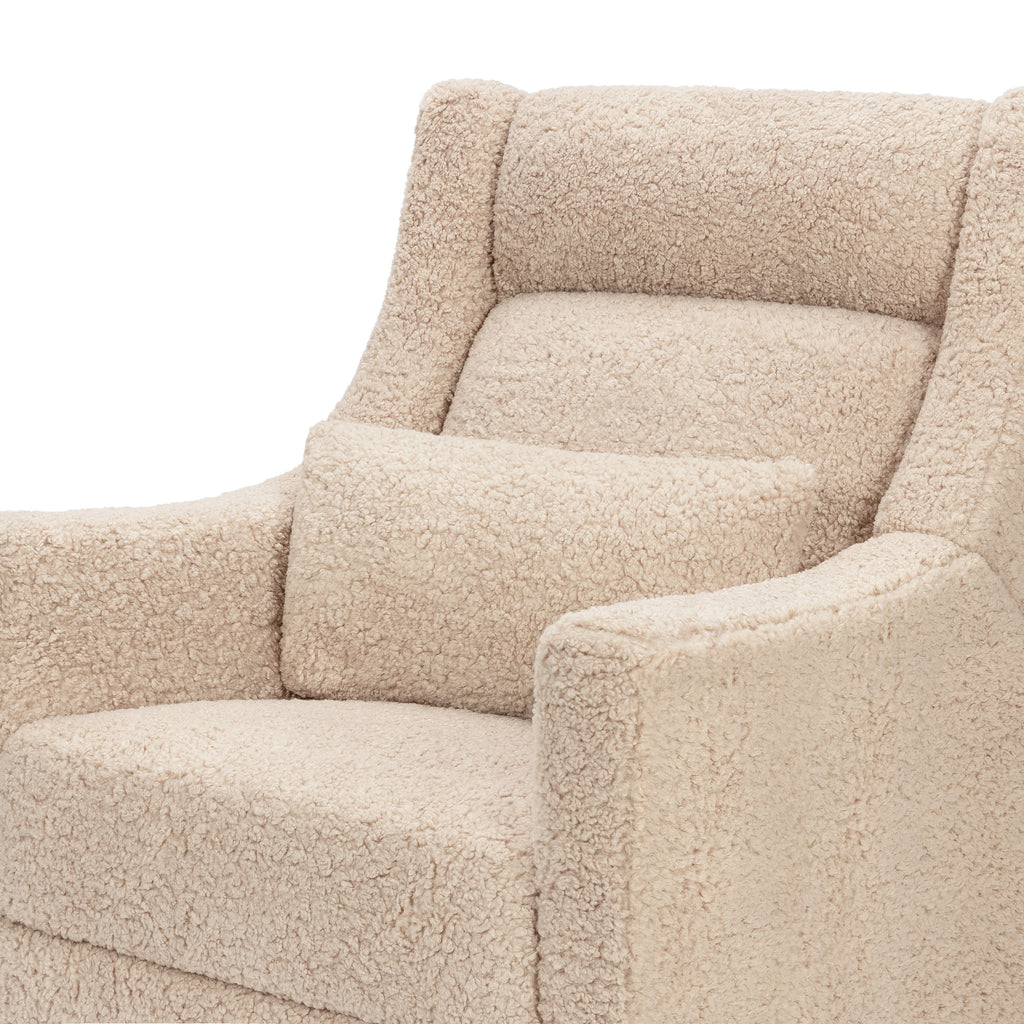 M11286CSG,Babyletto,Kiwi Plus Power Glider Recliner w/ Power Headrest in Chai Shearling