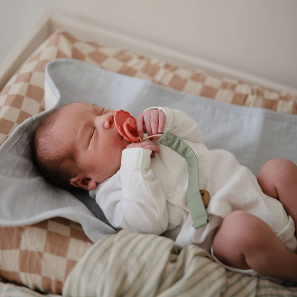 LPC-103, Linen Pacifier Clip 2-Pack