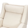 M11283PWB,Babyletto,Kiwi Deluxe Power Glider Recliner w/Heat&Massage in Performance Ivory Boucle